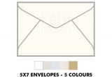 Wedding Invitation Envelopes 5×7 5×7 Invitation Envelopes 130×185 with Pointed Flap by