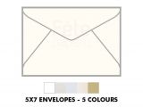 Wedding Invitation Envelopes 5×7 5×7 Invitation Envelopes 130×185 with Pointed Flap by