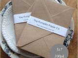 Wedding Invitation Envelopes 5×7 5×7 Kraft Envelopes A7 Envelopes 100pk Bulk by