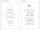 Wedding Invitation format Sample 9 formal Wedding Invitation Wording Samples