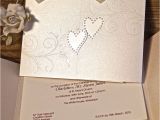 Wedding Invitation Layout Uk Sparkling Hearts Wedding Invitation Gallery