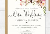 Wedding Invitation Layouts Free Wedding Invitation Printable Wedding Invitation