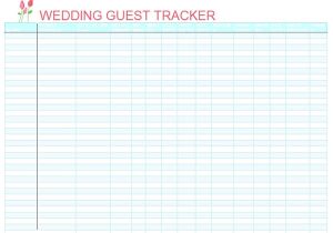 Wedding Invitation List Template Excel Free 16 Wedding Guest List Templates In Pdf Word Excel