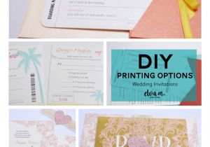 Wedding Invitation Printing Options Diy Wedding Invitation Printing Elva M Design Studio