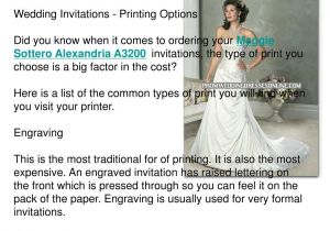 Wedding Invitation Printing Options Ppt Wedding Invitations Printing Options Powerpoint