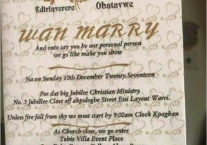 Wedding Invitation Samples Nigeria See the Funniest Nigerian Wedding Invitation Cards for