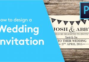 Wedding Invitation Template Adobe Photoshop How to Design A Wedding Invitation In Adobe Photoshop