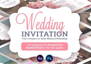 Wedding Invitation Template Ae Wedding Invitation after Effects Template Youtube