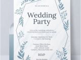 Wedding Invitation Template Ai Free 16 Wedding Party Invitation Designs Examples In