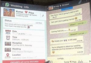Wedding Invitation Template App Whatsapp Wedding Card Whatsapp Messages Status Dp