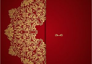 Wedding Invitation Template Background Red Wedding Invitation Vector Background Download In