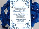 Wedding Invitation Template Blue Printable Wedding Invitation Template Horizon Blue