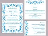 Wedding Invitation Template Blue Wedding Ideas Tiffany Blue Wedding 8 Weddbook