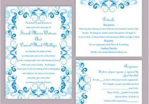 Wedding Invitation Template Blue Wedding Ideas Tiffany Blue Wedding 8 Weddbook