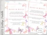 Wedding Invitation Template butterfly butterfly Invitation Template Printable Wedding Invitations