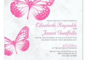 Wedding Invitation Template butterfly butterfly Wedding Invitations Zazzle Com