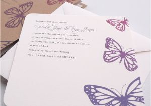 Wedding Invitation Template butterfly Wedding Invitation Wording Wedding Invitation Templates