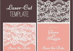 Wedding Invitation Template Commercial Use Cool Laser Cut Template Vector Free Download