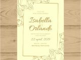 Wedding Invitation Template Commercial Use Elegant Wedding Invitation Card Template Vector Free