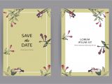 Wedding Invitation Template Commercial Use Fuchsia Flowers Wedding Invitation Card Template Design