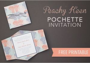 Wedding Invitation Template Diy Free Wedding Invitation Printable Peachy Keen Pouchette