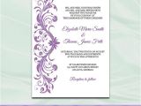 Wedding Invitation Template Diy Purple Wedding Invitation Template Diy Wisteria Lavender