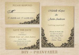 Wedding Invitation Template Docx Wedding Invitation Lace Wedding Invitation Save the
