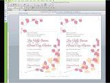 Wedding Invitation Template Editor How to Edit A Wedding Invitation Template In Word Youtube