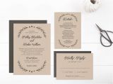 Wedding Invitation Template Editor Wedding Invitation Template Printable Editable Text and