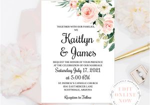 Wedding Invitation Template Editor Wedding Invitations Templates Printable for All Budgets