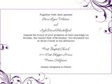 Wedding Invitation Template for Ms Word 8 Free Wedding Invitation Templates Excel Pdf formats