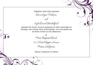 Wedding Invitation Template for Ms Word 8 Free Wedding Invitation Templates Excel Pdf formats