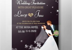 Wedding Invitation Template for Whatsapp Wedding Invitation Video Gif Save Date Card Whatsapp
