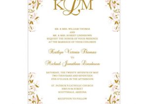 Wedding Invitation Template Gold Wedding Invitations Templates Printable for All Budgets