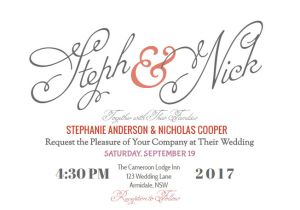 Wedding Invitation Template Google Docs How to Create Your Modern Wedding Invitation Online with