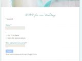 Wedding Invitation Template Google Docs How to Use Google Docs to Create An Online Wedding Rsvp