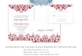 Wedding Invitation Template HTML Red Wedding Invitations Printable Wedding Invitations