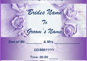 Wedding Invitation Template HTML Wedding Invitation Templates Free Printable Word Templates