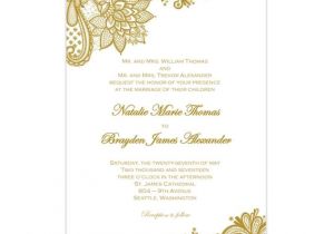 Wedding Invitation Template HTML5 Gold Vintage Lace Wedding Invitations Diy Printable