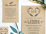 Wedding Invitation Template Ideas 16 Printable Wedding Invitation Templates You Can Diy