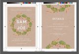 Wedding Invitation Template Indesign How to Create A Rustic Wedding Invitation Template In