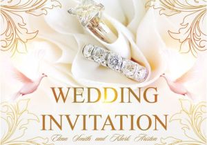 Wedding Invitation Template Jpg Free Wedding Invitation Flyer Template Download Flyer
