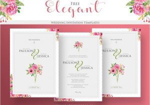 Wedding Invitation Template Libreoffice Free Elegant Wedding Invitation Templates by Graphic