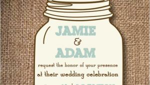 Wedding Invitation Template Mason Jar Mason Jar Wedding Invitations Diy Rustic by Aestheticjourneys