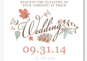 Wedding Invitation Template Microsoft Diy Printable Ms Word Wedding Invitation Template W063 by
