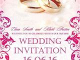 Wedding Invitation Template Psd Wedding Invitation Psd Flyer Template Facebook Cover
