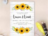 Wedding Invitation Template Sunflower 16 Sunflower Wedding Invitations Perfect for Fall Weddings