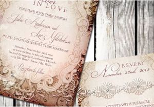 Wedding Invitation Template Victorian Victorian Wedding Invitation Printable Set Fancy Vintage