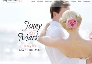 Wedding Invitation Template Website 20 Best Wedding Website Templates for Your Special Day