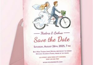Wedding Invitation Template with Photo 39 Free Wedding Invitation Templates Word Psd